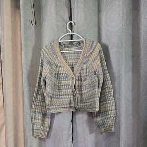 Jessica Simpson Multicolor Plaid Cardigan